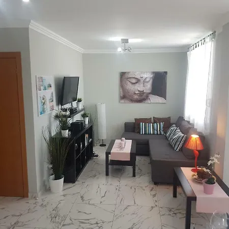 Casa Palmera Only 150 Meters To The Beach, Heated Pool, Wifi, Sat-tv, Balcony With Poolview Apartamento Arona (Tenerife)