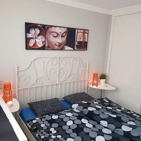 Apartamento Casa Palmera Only 150 Meters To The Beach, Heated Pool, Wifi, Sat-tv, Balcony With Poolview